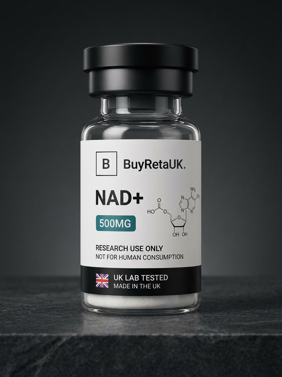 NAD+ research peptide vial